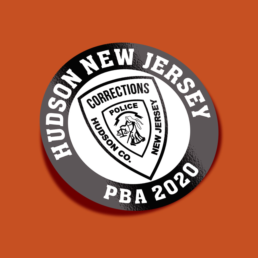 Hudson NJ PBA Sticker 2020