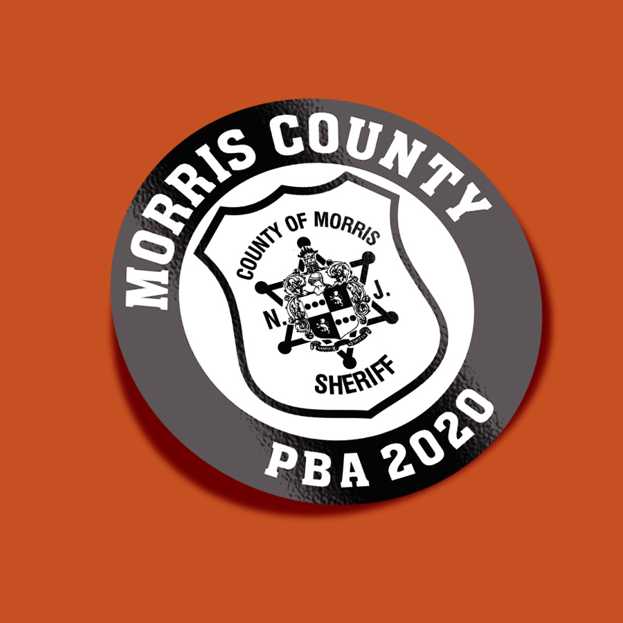 Morris County NJ PBA Sticker 2020