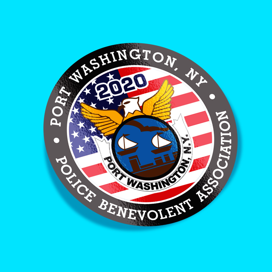 Port Washington NY PBA Sticker Nassau County