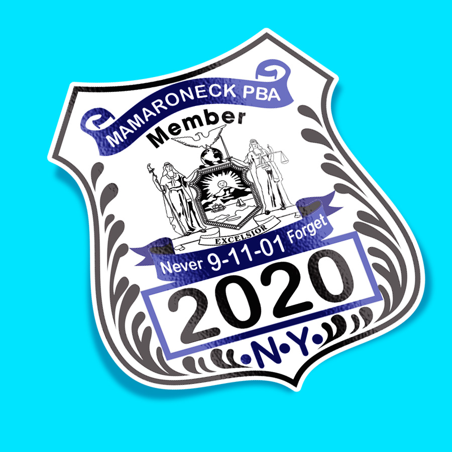 Village of Mamaroneck PBA Sticker 2020